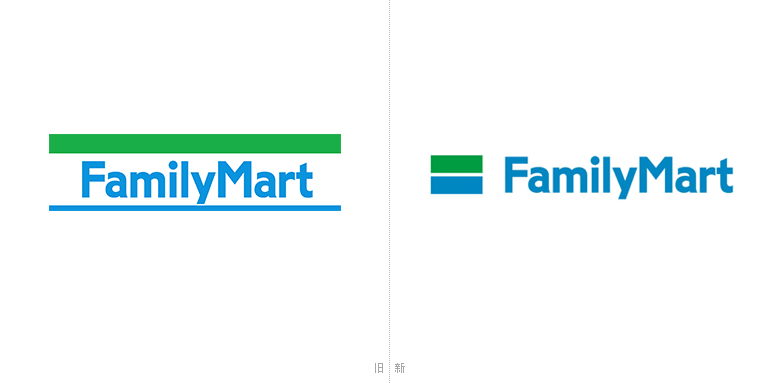 familymart全家便利店logo形象全面升级!