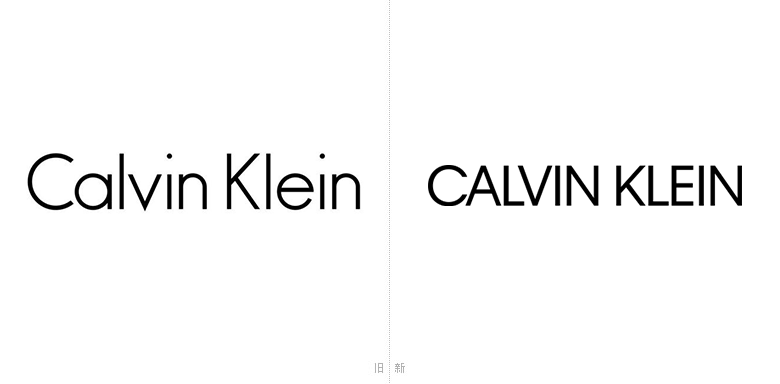 美国时装品牌calvinklein更换新logo